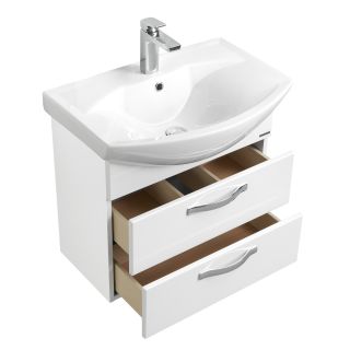 Тумба под раковину Акватон Ария 65см белый 1A123301AA010